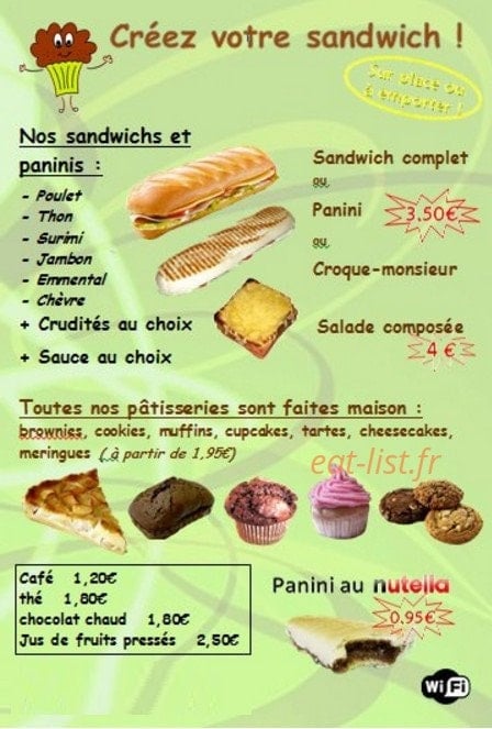 Sugar and salt — carte page 1