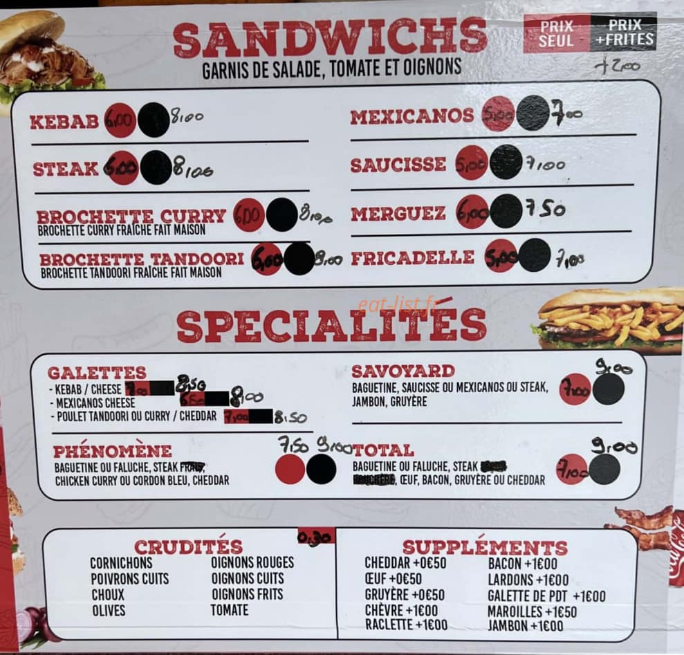 Delicious Burger House — carte page 3