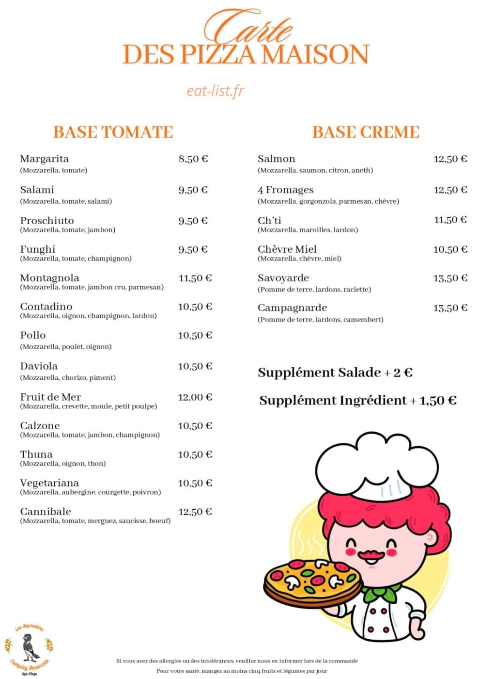 Les Argousiers — carte page 6