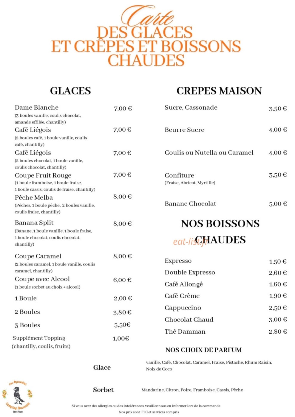 Les Argousiers — carte page 9