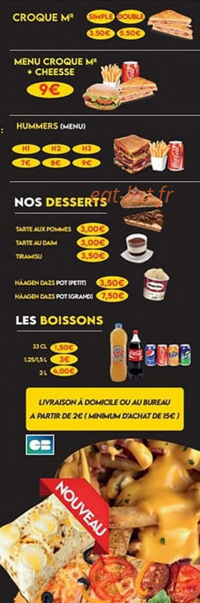 La pizzeria de beaurains — carte page 3