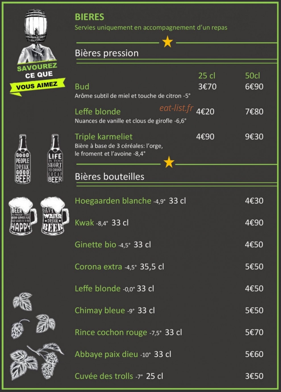 Lencart — carte page 4