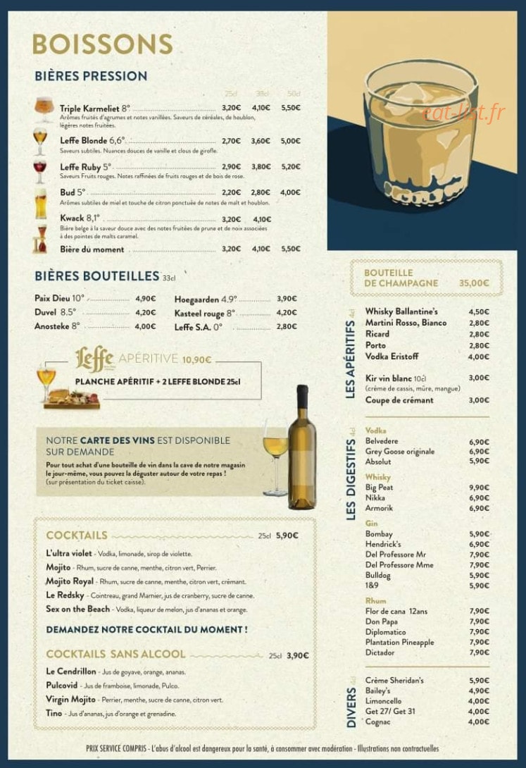 Brasserie De L'abbaye — carte page 2