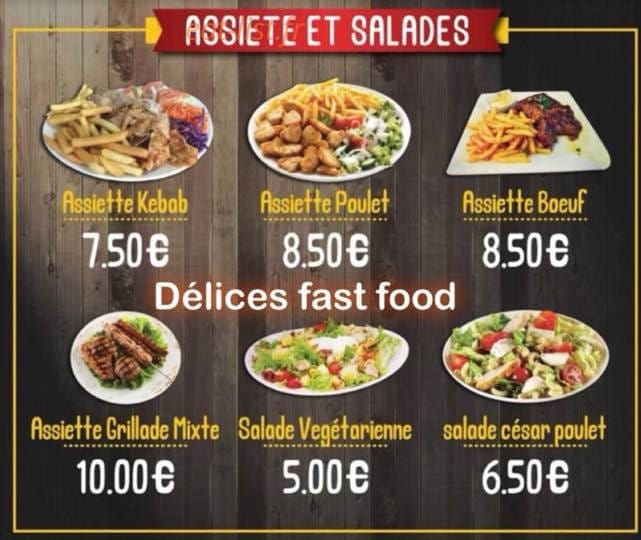 Délices fast food — carte page 4