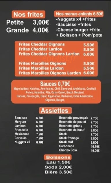My Food — carte page 3