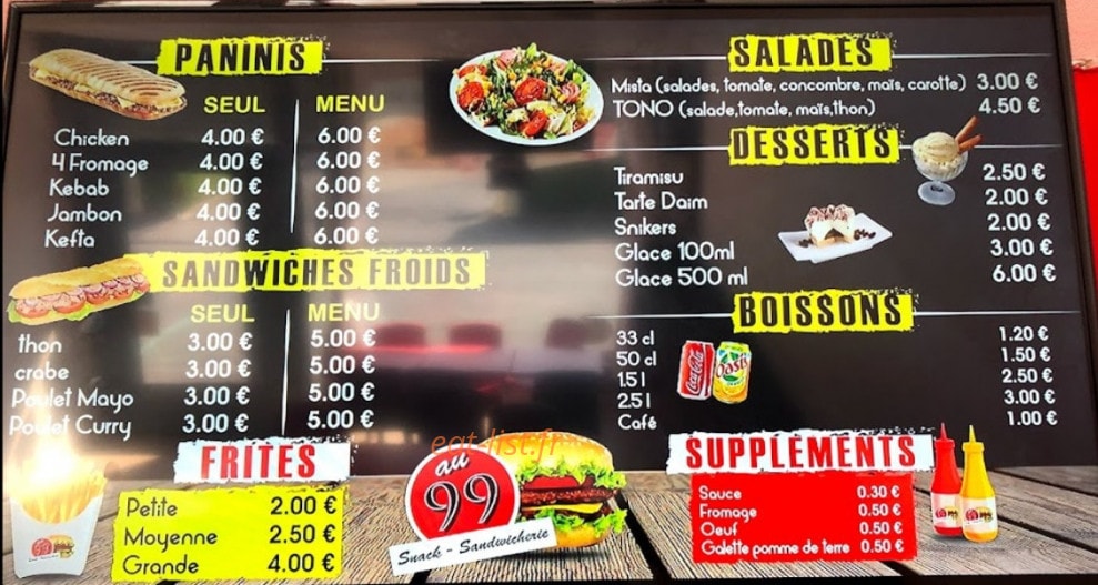 Au 99 — carte page 1