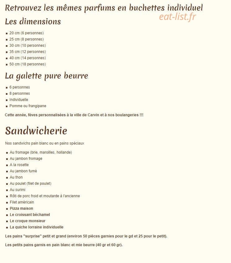 Boulangerie de la place — carte page 4