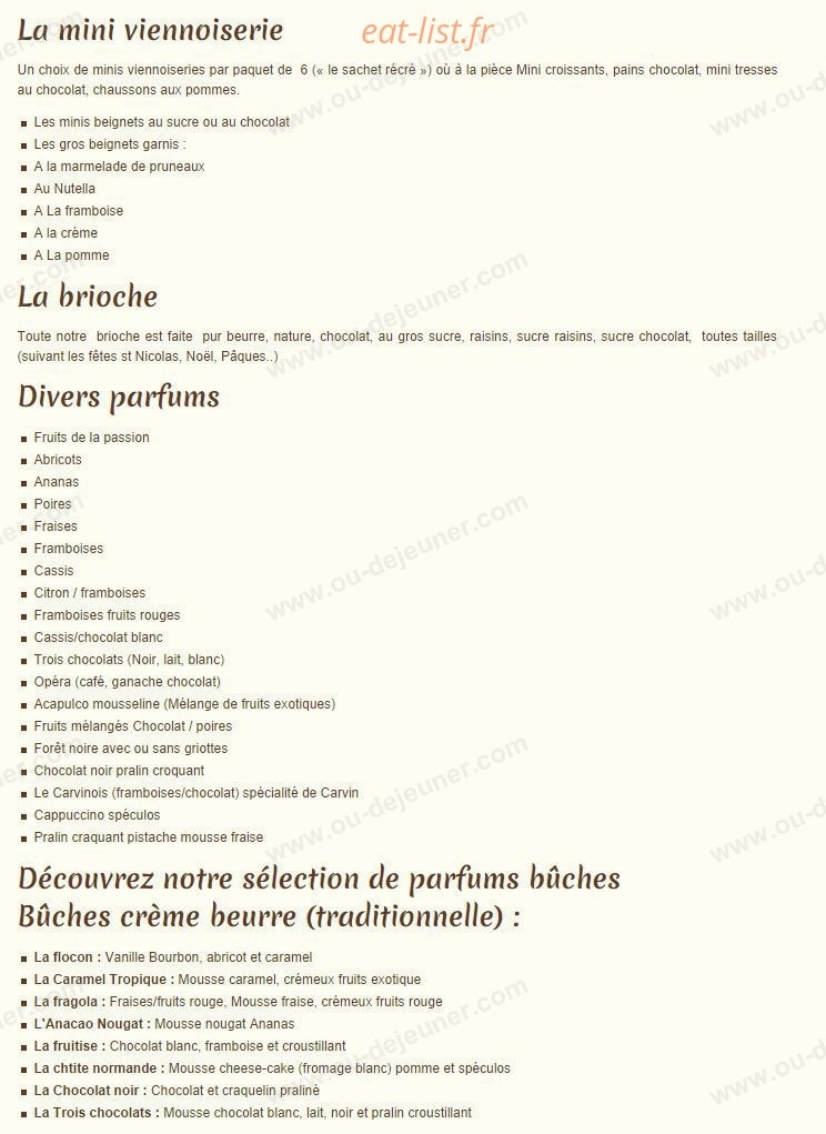 Boulangerie de la place — carte page 3