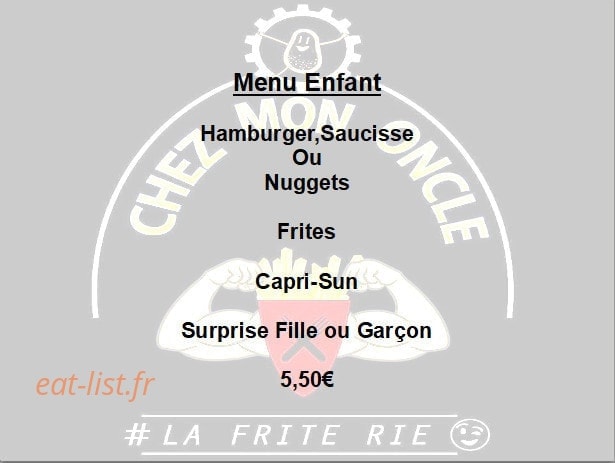 Chez Mon Oncle — carte page 2