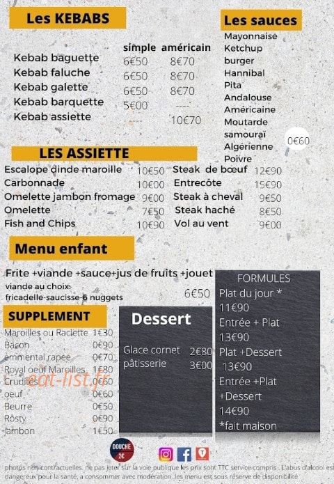 Chez oscar — carte page 4