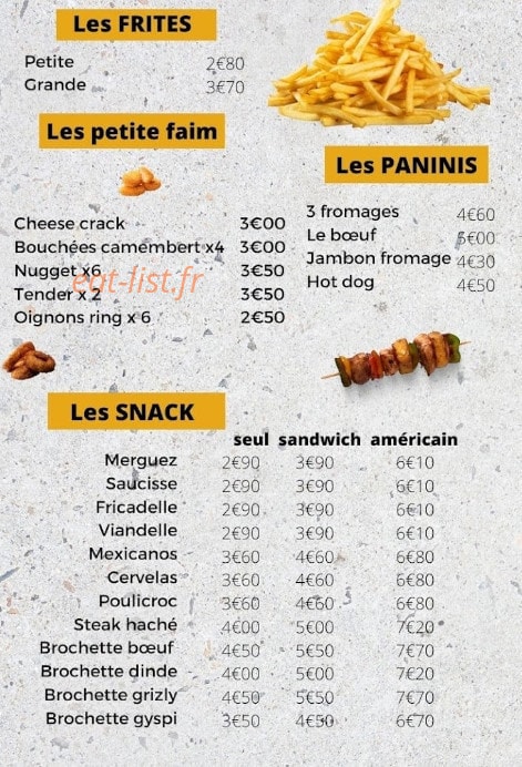 Chez oscar — carte page 2