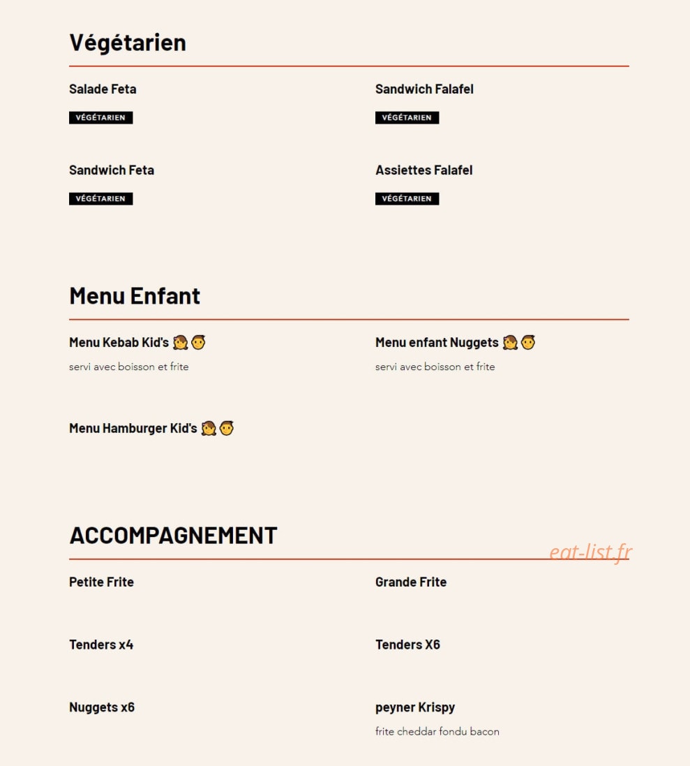 Chez Papy — carte page 3