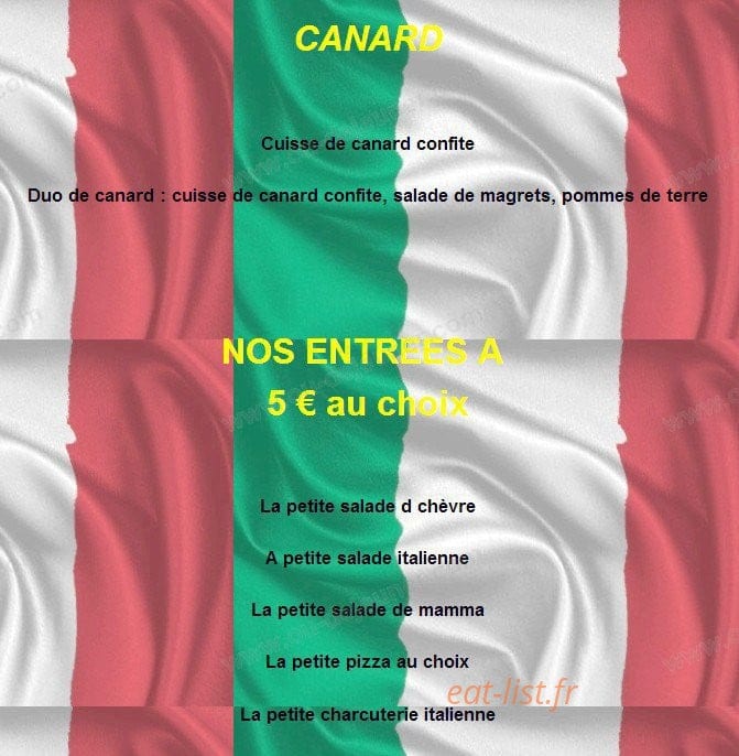 Chez Toni — carte page 4