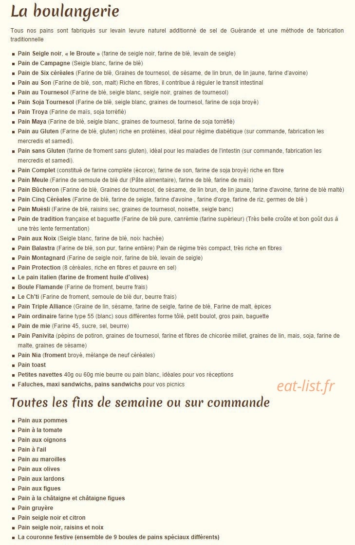 L'Epi d'OR — carte page 1