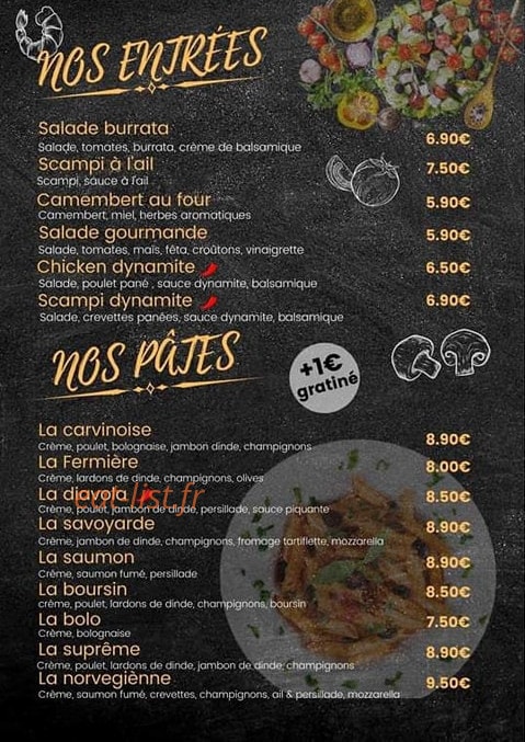Le Milano — carte page 2