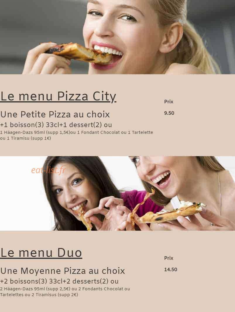 Pizza City — carte page 8