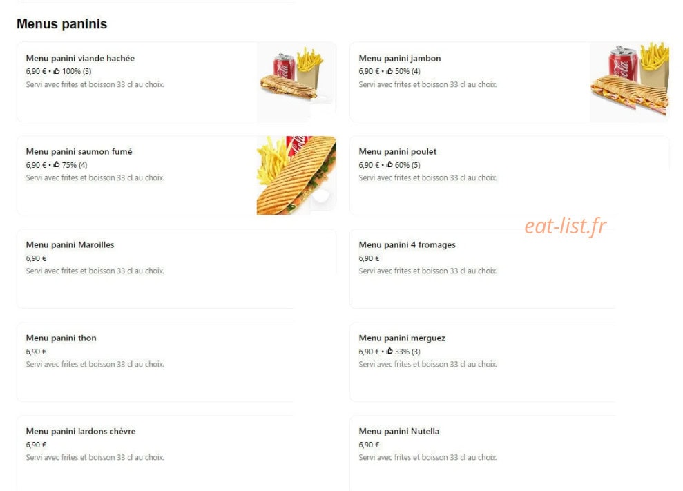 Pizza Service — carte page 7