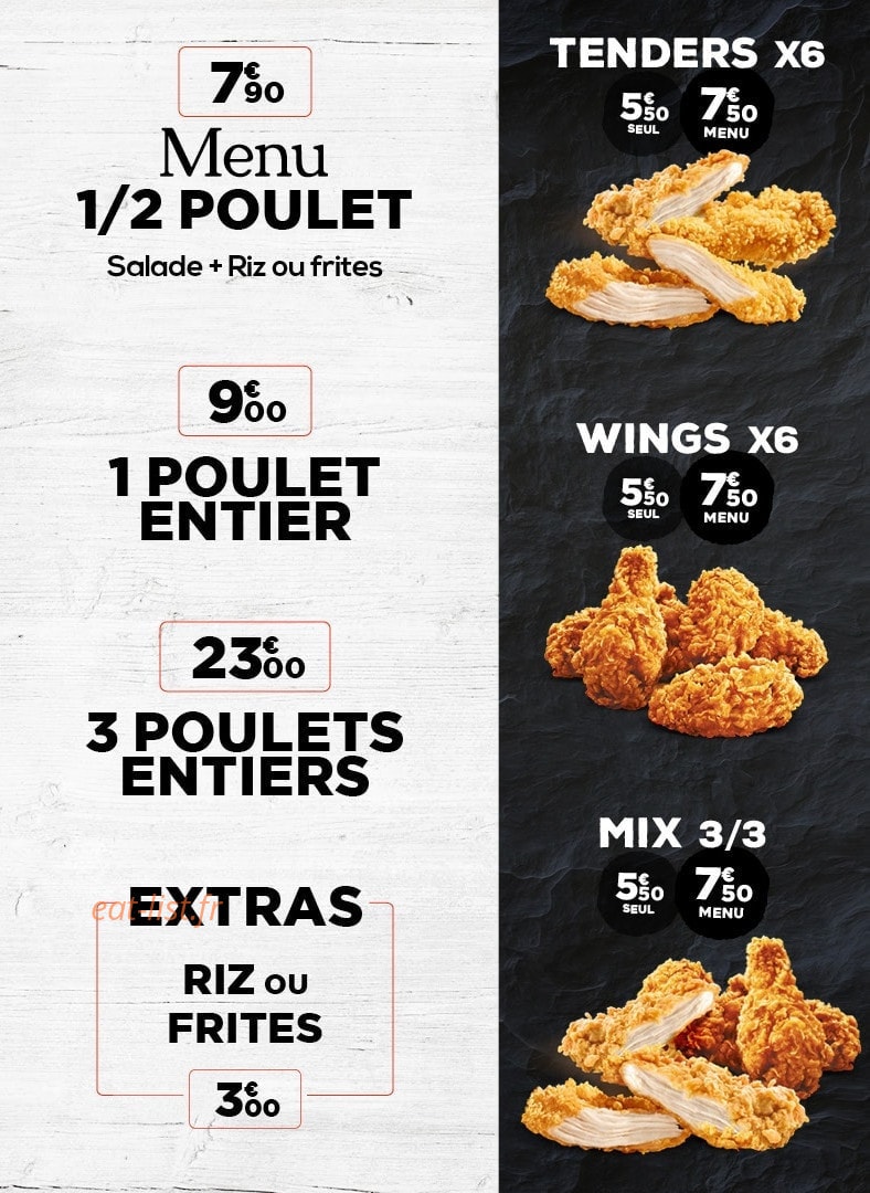 Bon'ap — carte page 2