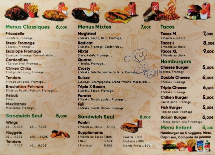Snack pizza discount — carte page 2