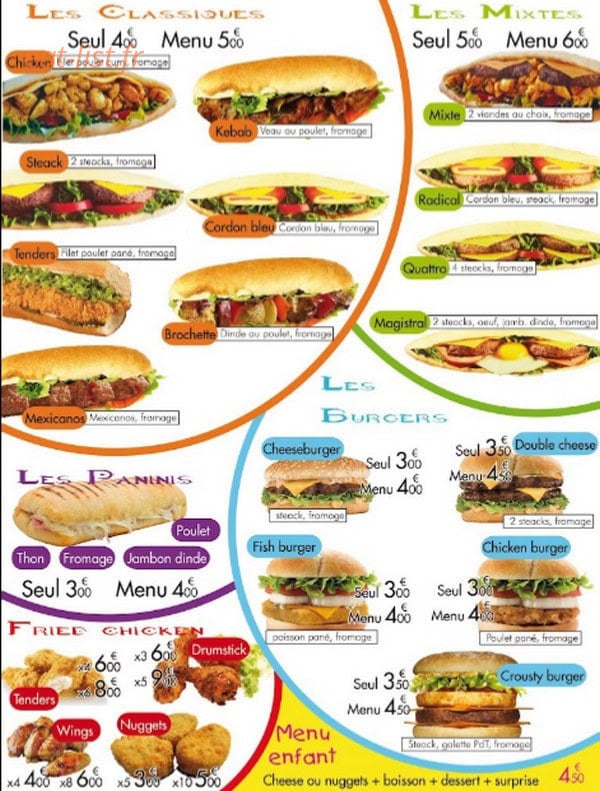 Snack pizza discount — carte page 3