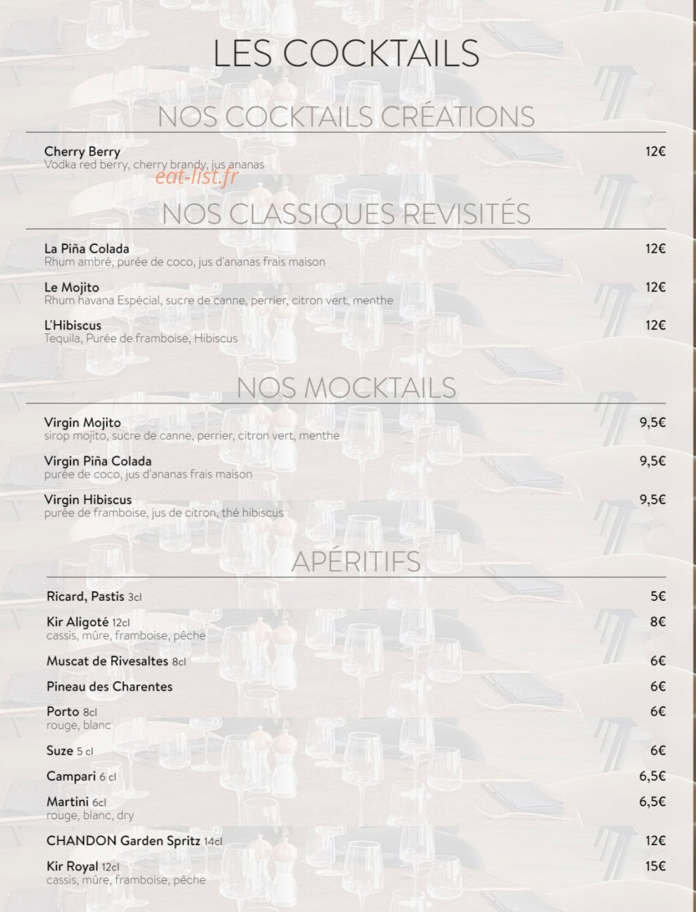 L' Albatros — carte page 4