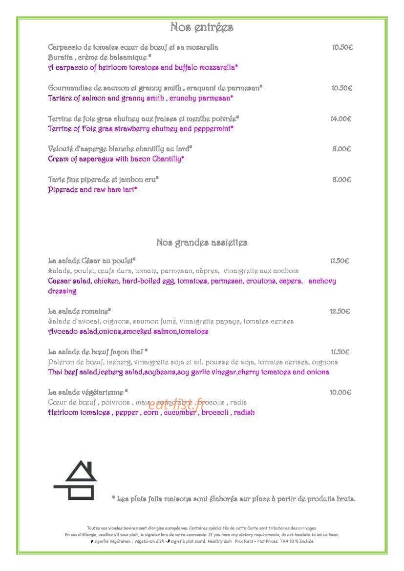 Cap resto — carte page 1