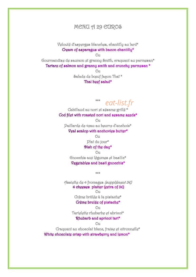 Cap resto — carte page 4