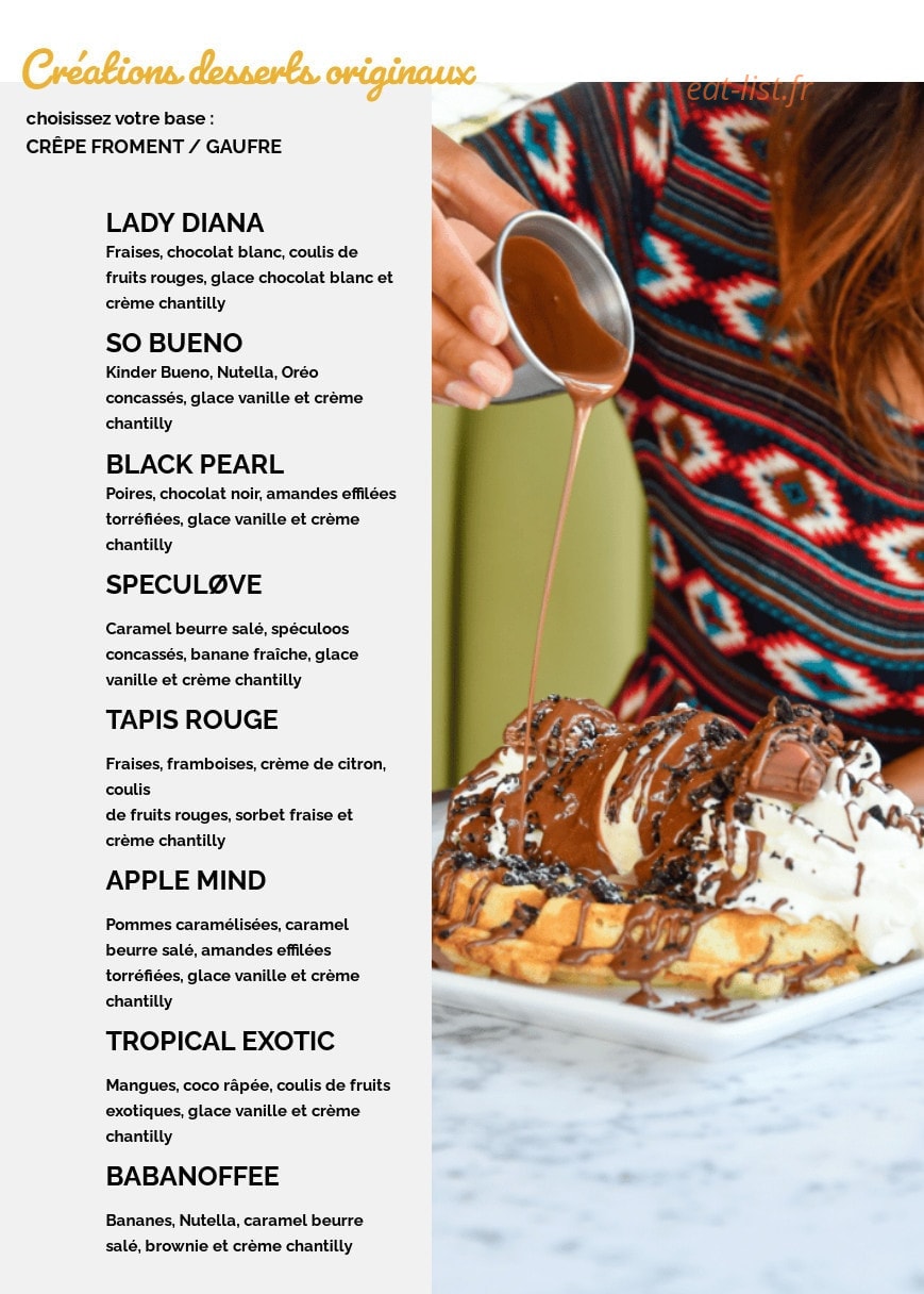 Crêpe Touch — carte page 6
