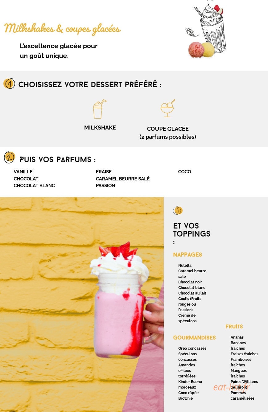 Crêpe Touch — carte page 8