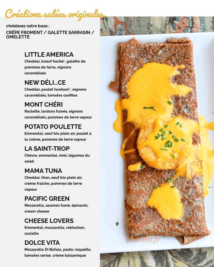 Crêpe Touch — carte page 2