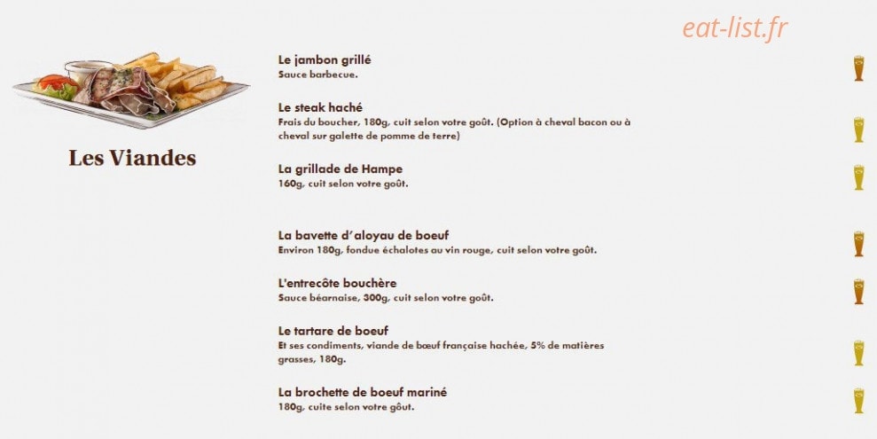 Le Comptoir du Malt — carte page 7