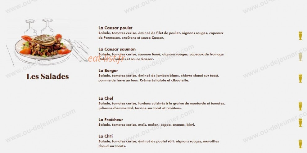 Le Comptoir du Malt — carte page 10