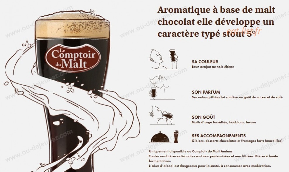 Le Comptoir du Malt — carte page 32