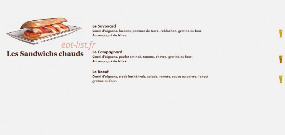 Le Comptoir du Malt — carte page 12