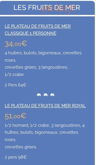 Le Blanc Nez — carte page 6