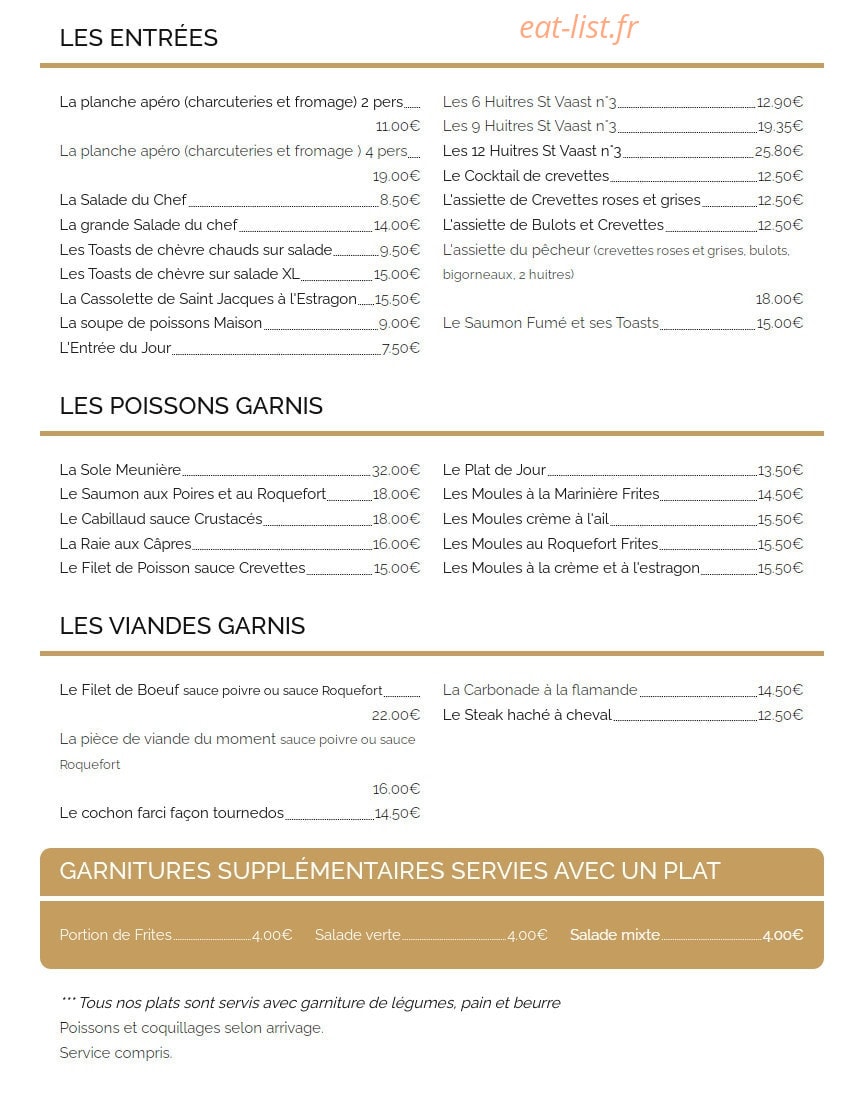 Le Blanc Nez — carte page 8