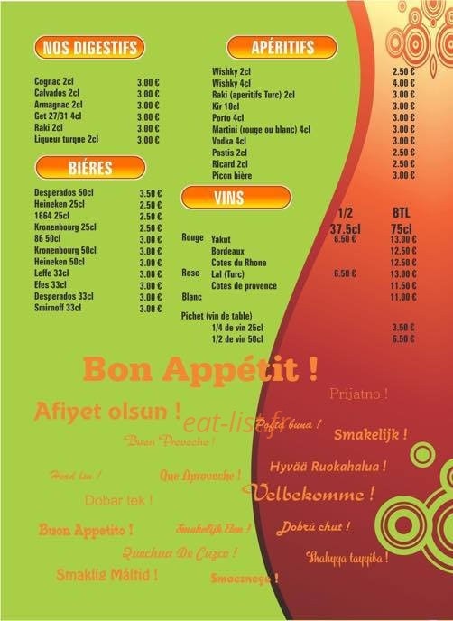 Kebab — carte page 4