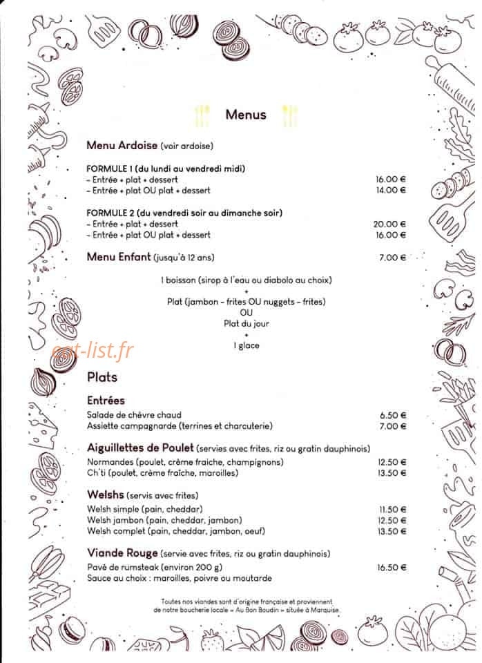 La Mijotière — carte page 3