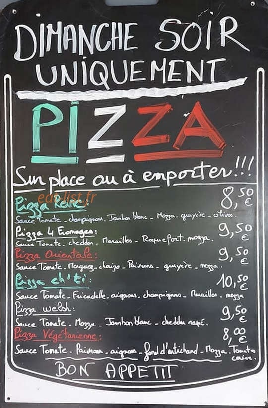 La petite Escale — carte page 2