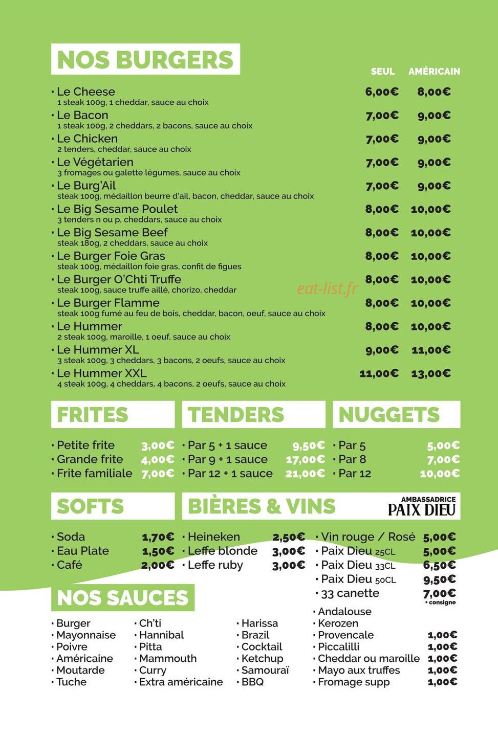 Chez Co By O'Chti Regal — carte page 2