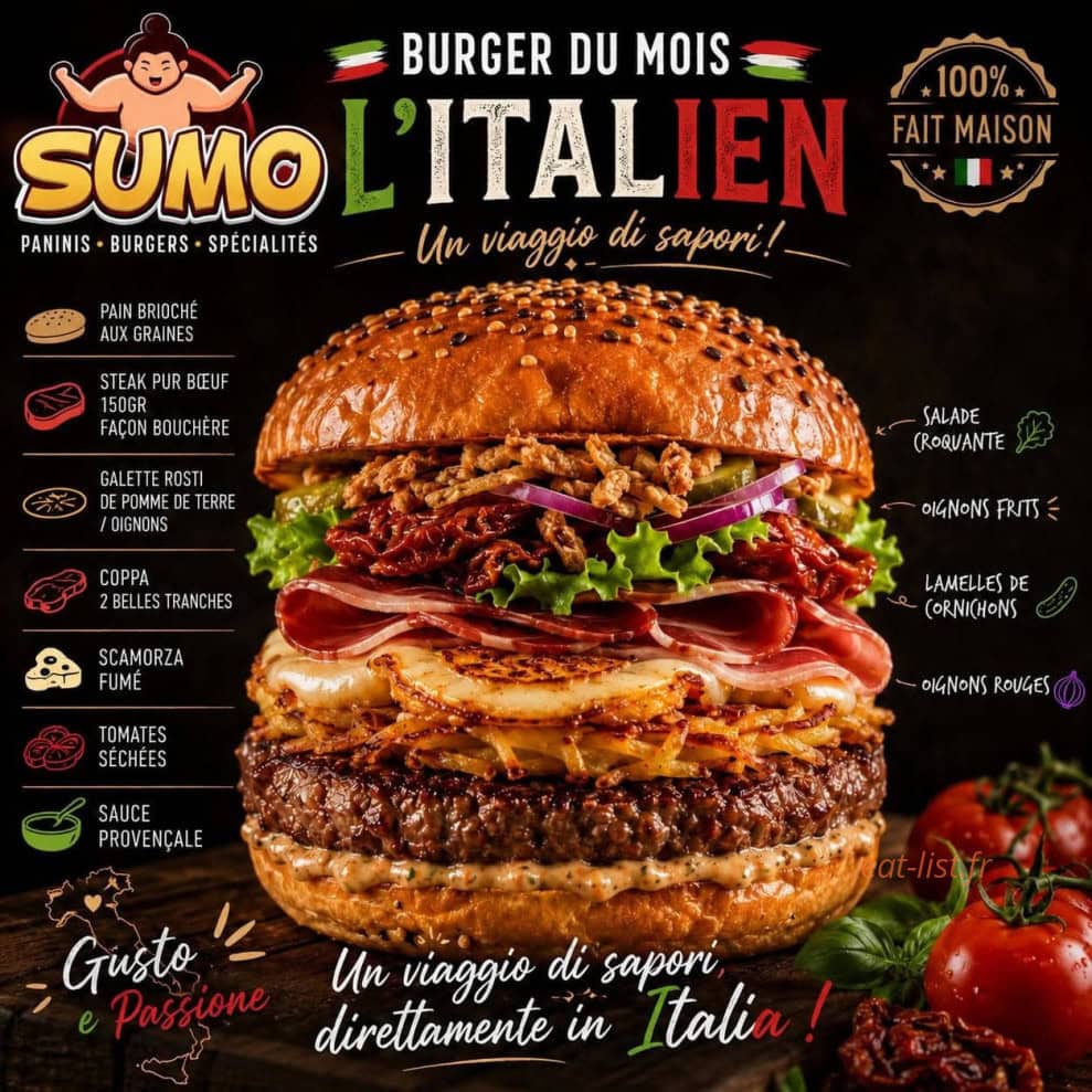 Chez Sumo — carte page 1