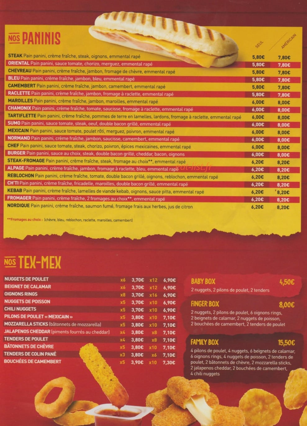 Chez Sumo — carte page 4