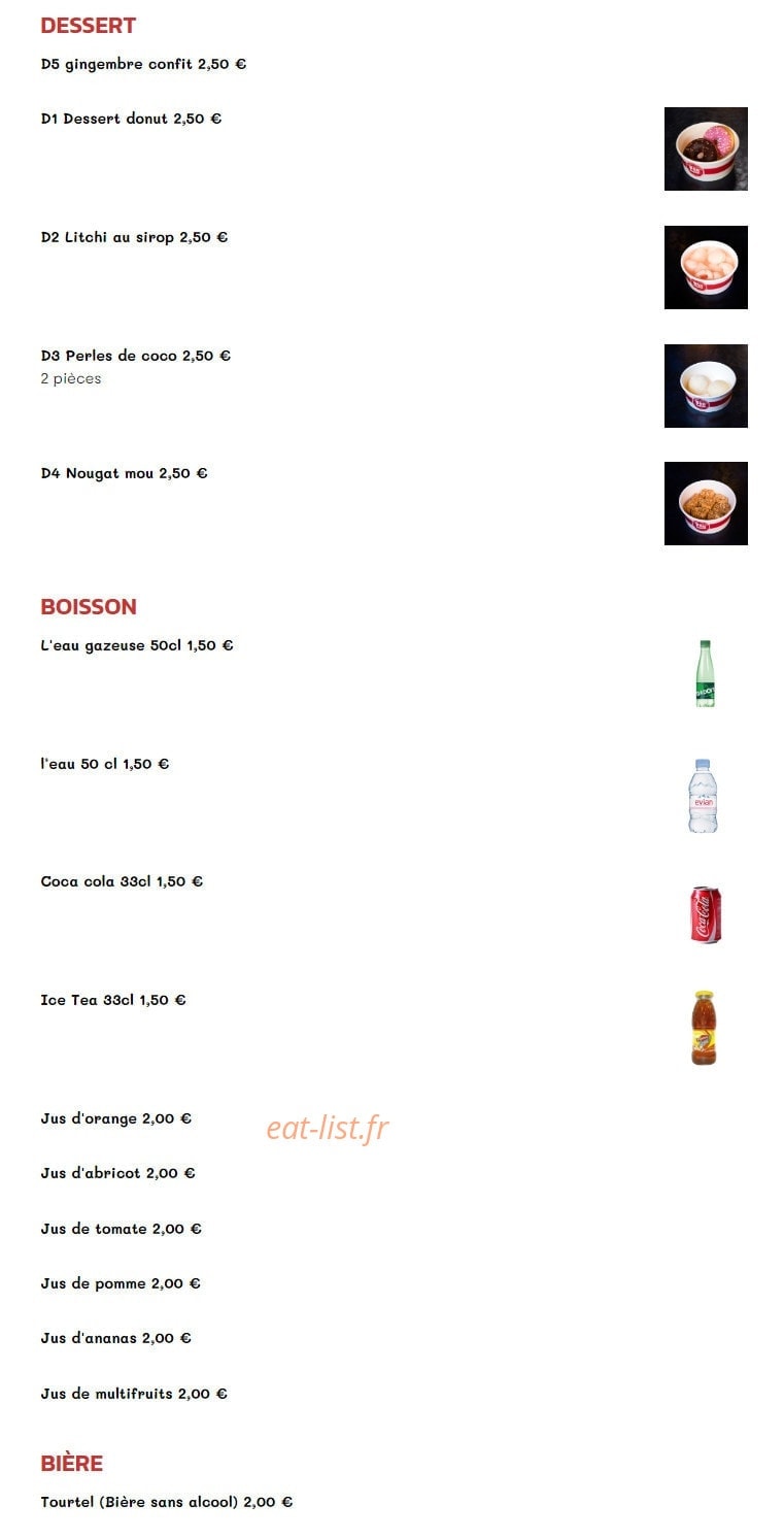 Panda Wok — carte page 5