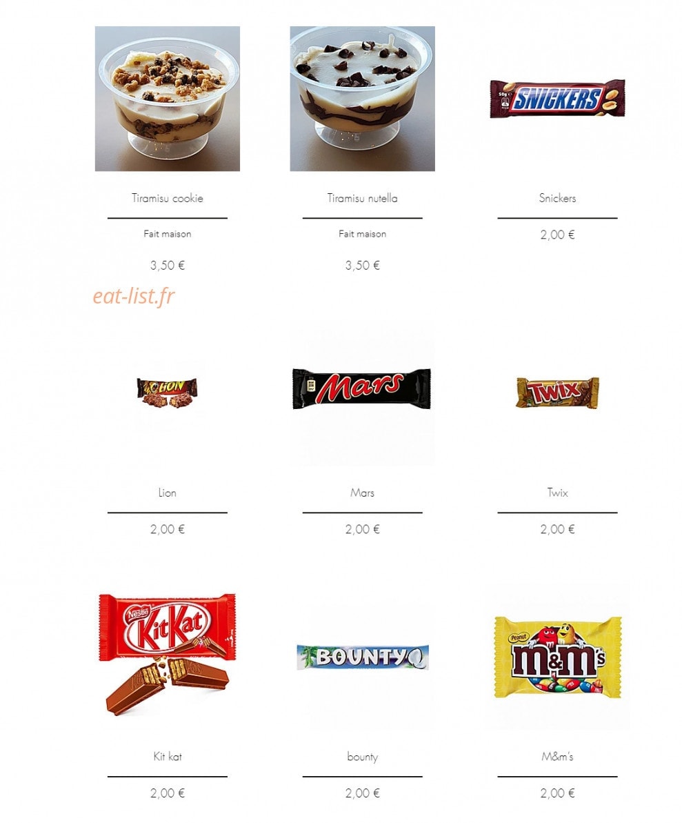 My Kebab — carte page 3