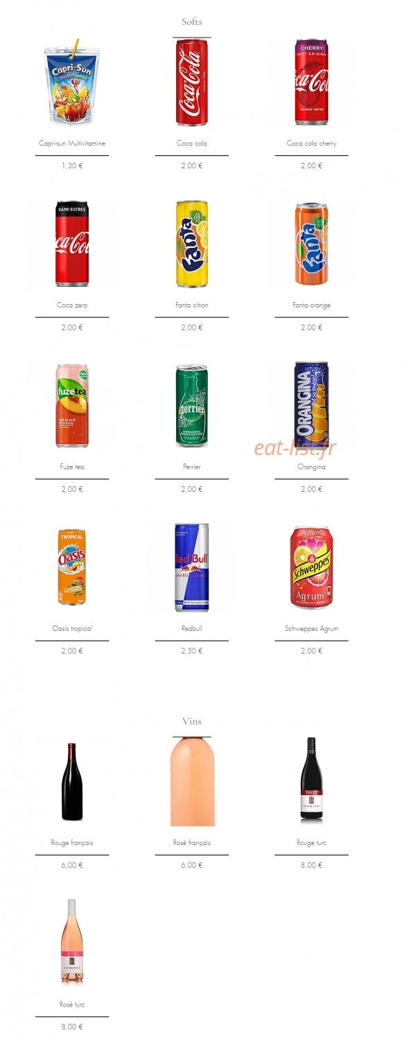My Kebab — carte page 4