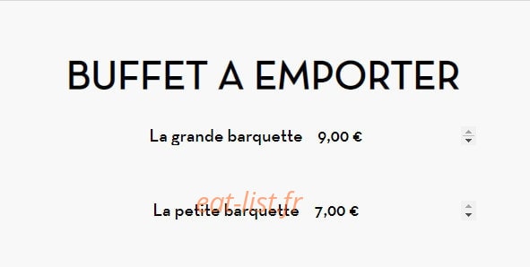 Restaurant Luxe — carte page 5