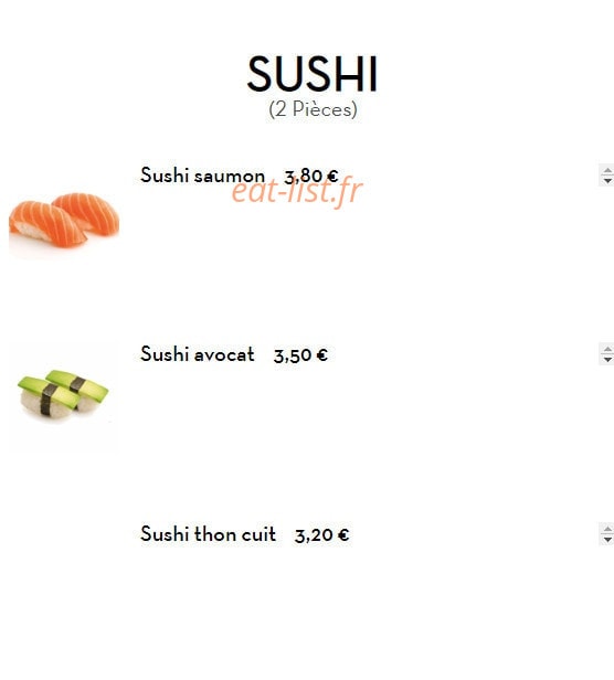 Restaurant Luxe — carte page 8