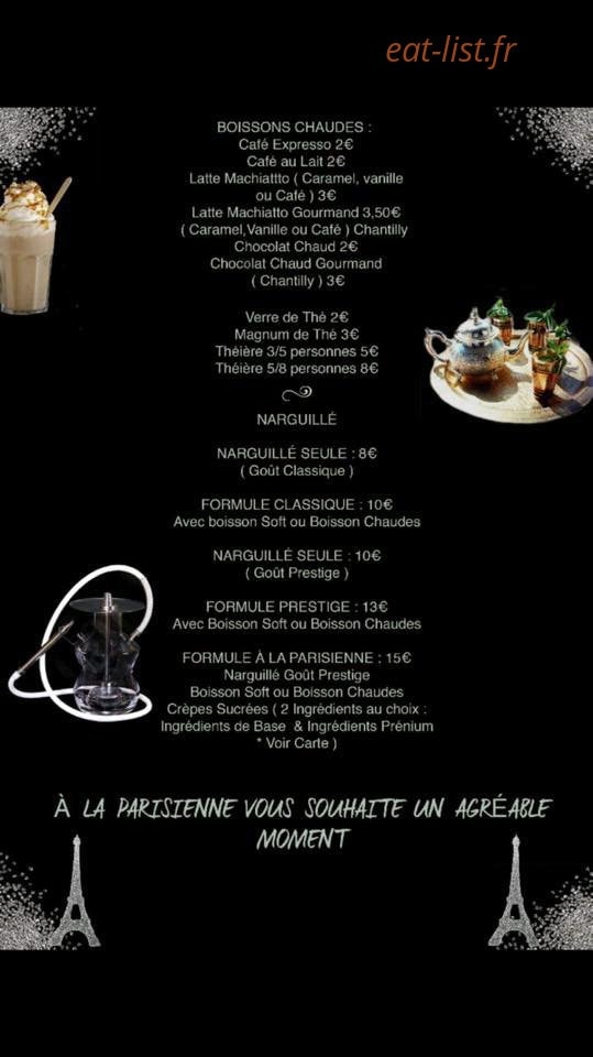 A La Parisienne — carte page 1