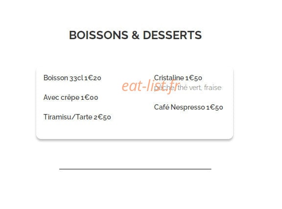Fête à Crêpe — carte page 7