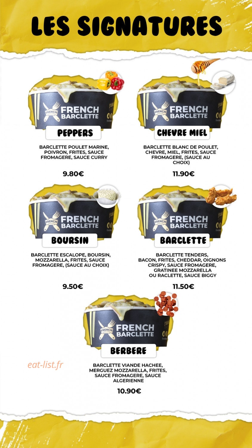 French Barclette — carte page 1